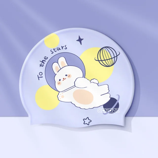 Cartoon Kids Swimming Cap - Image 11