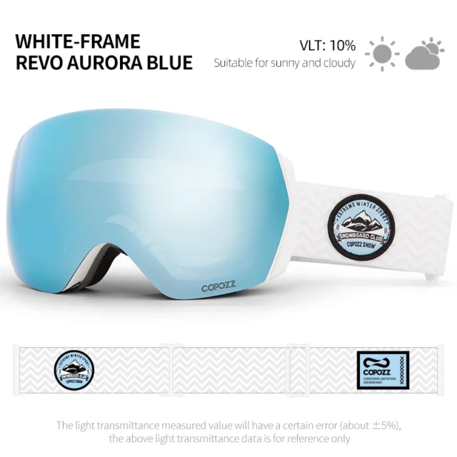 Professional Double Layers Anti-fog UV400 Ski Goggles - Image 14