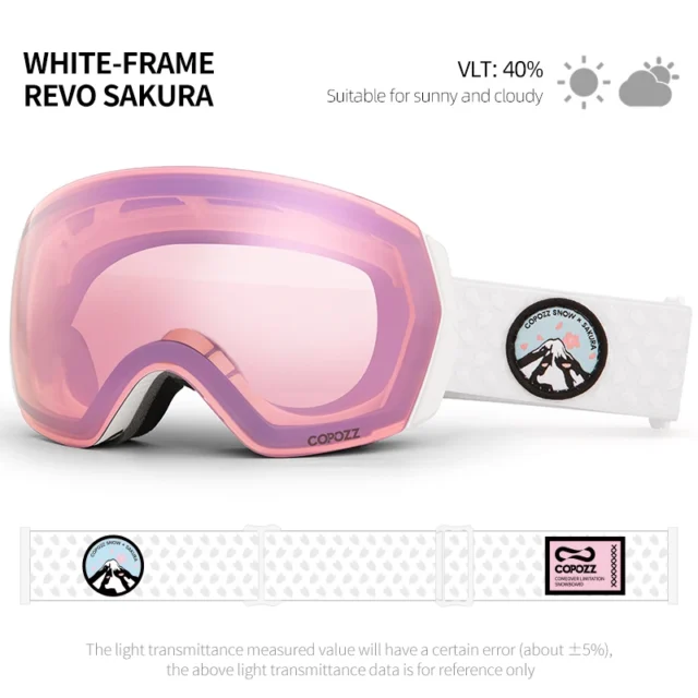 Professional Double Layers Anti-fog UV400 Ski Goggles - Image 8