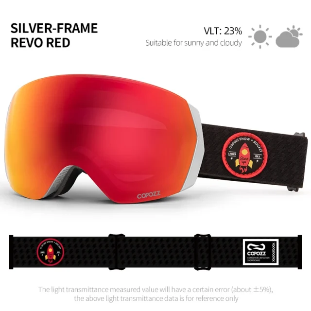 Professional Double Layers Anti-fog UV400 Ski Goggles - Image 7