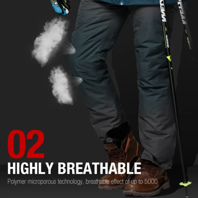 Ski Waterproof Pants for Women and Men - Image 3