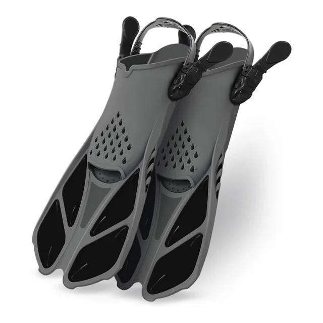 Open Heel Swimming Flippers - Image 8