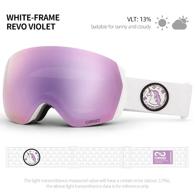 Professional Double Layers Anti-fog UV400 Ski Goggles - Image 17