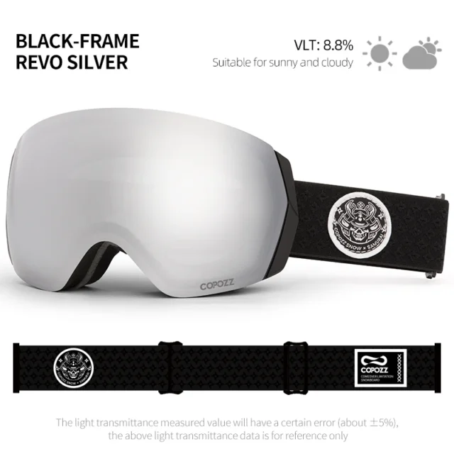 Professional Double Layers Anti-fog UV400 Ski Goggles - Image 18