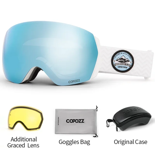 Professional Double Layers Anti-fog UV400 Ski Goggles - Image 2