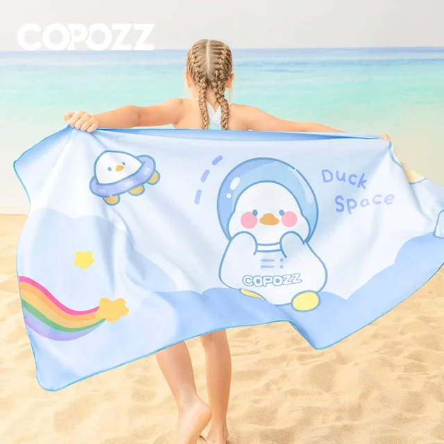 Microfiber Kids Beach Quick-Dry Towel Cartoon Printing - Image 4