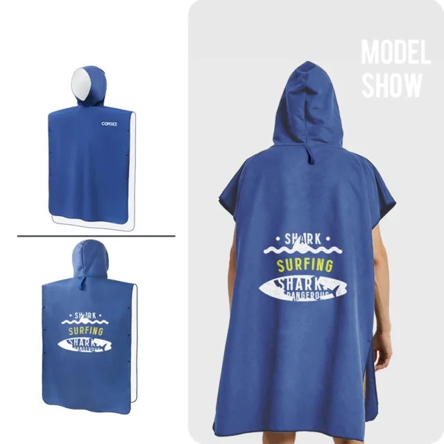 Water-Absorbing Quick Dry Surf Poncho - Image 11