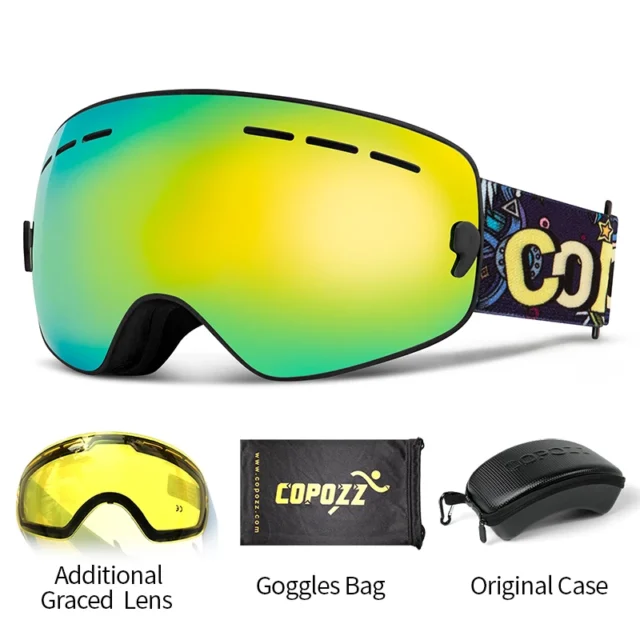 Kids Ski Goggles UV400 with Anti-Fog Protection for Clear Vision - Image 20