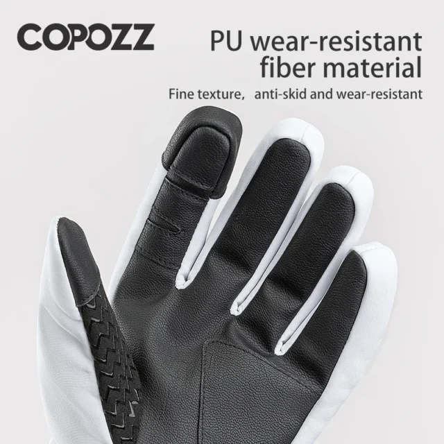 Waterproof Warm Ski Gloves with Touch Screen Compatibility - Image 3