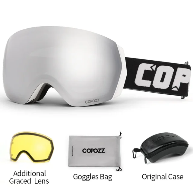 Professional Double Layers Anti-fog UV400 Ski Goggles - Image 10