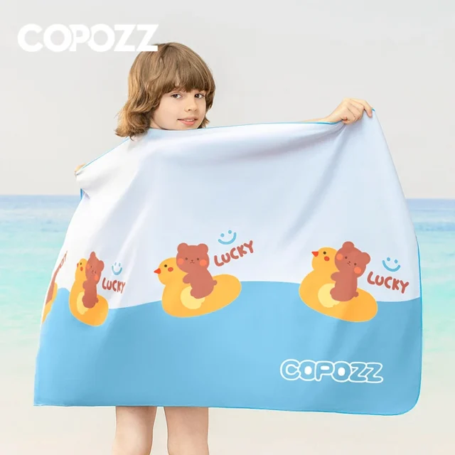 Microfiber Kids Beach Quick-Dry Towel Cartoon Printing - Image 3