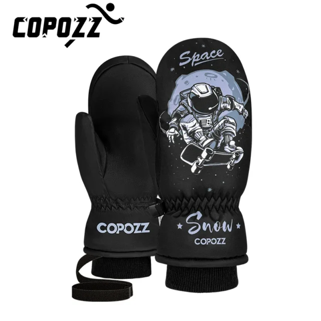 Kids Winter Waterproof Ski Mittens - Image 5