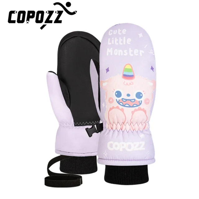 Kids Winter Waterproof Ski Mittens - Image 3