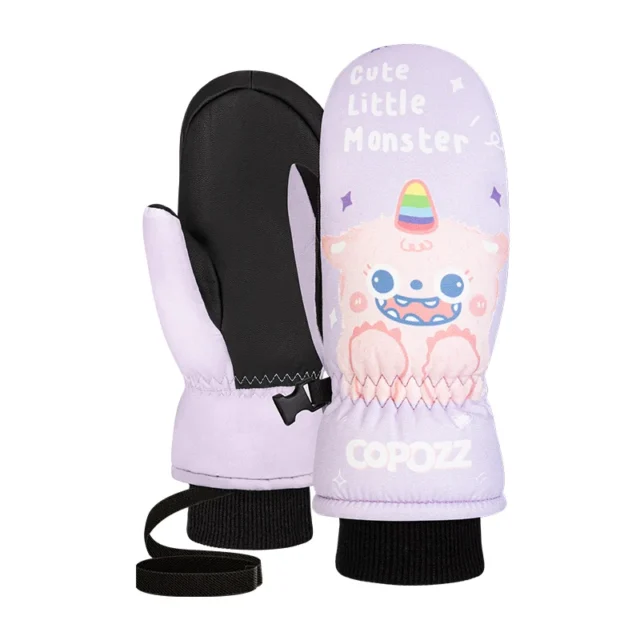 Kids Winter Waterproof Ski Mittens - Image 8